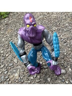 ⚔️Vintage 1988 Playmates Toys Mirage Studios Action Figure Purple Gray Blue